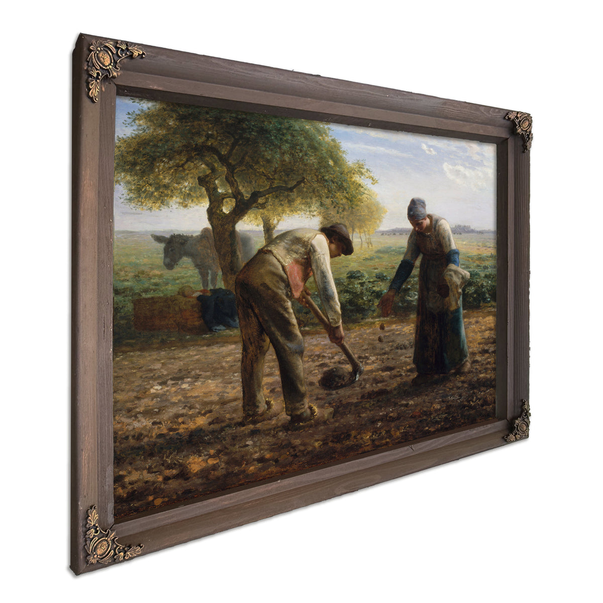 Potato Planters About 1861 By Jean Francois Millet