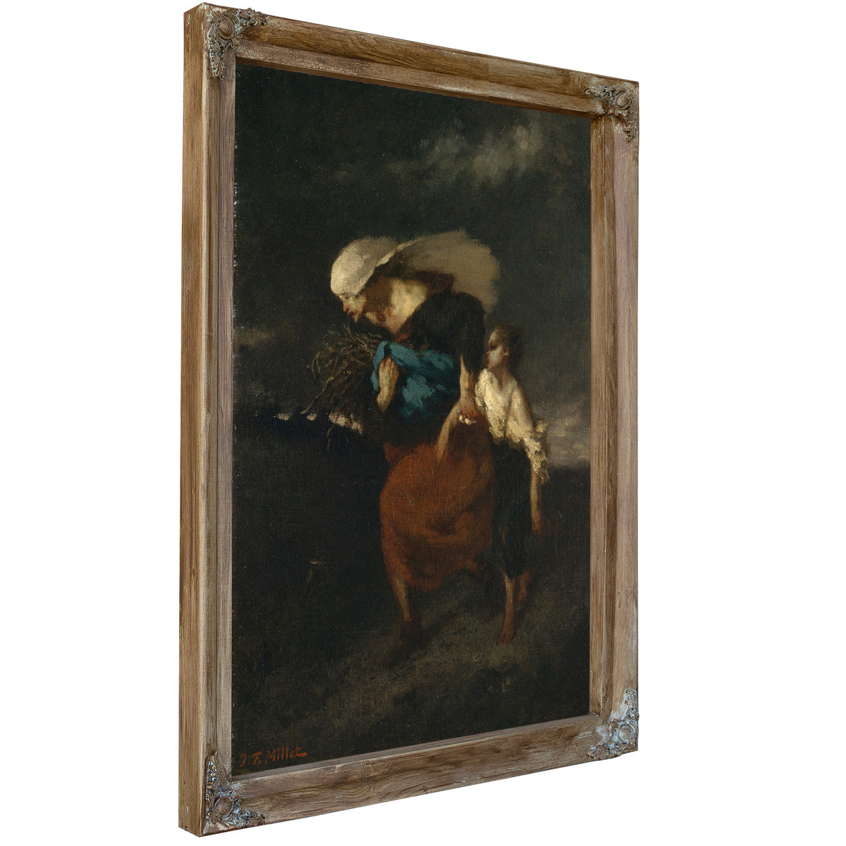 Retreat the Storm Ca 1846 By Jean Francois Millet