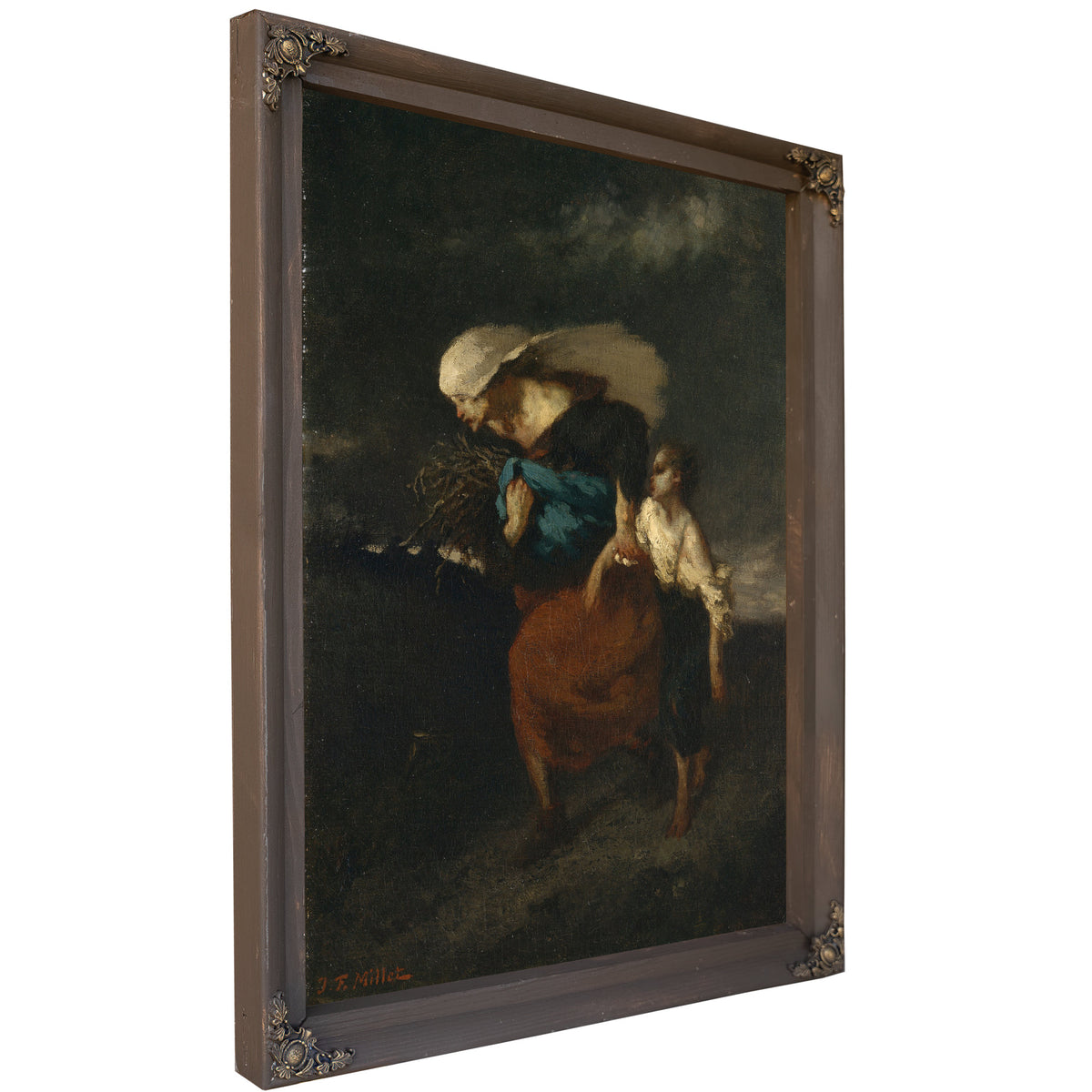 Retreat the Storm Ca 1846 By Jean Francois Millet