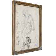 Seated Child Other Studies Ca 1845 By Jean Francois Millet