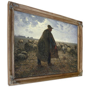 Shepherd Tending His Flock By Jean Francois Millet