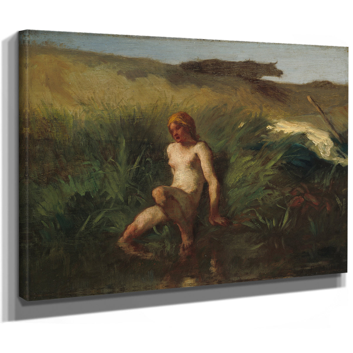 The Bather 1846 1848 By Jean Francois Millet