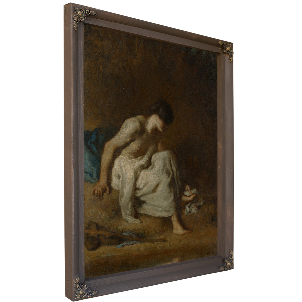 The Bather 184648 By Jean Francois Millet