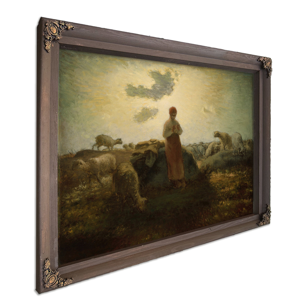 The Keeper the Herd 1871 74 By Jean Francois Millet
