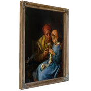 The Knitting Lesson 1869 By Jean Francois Millet