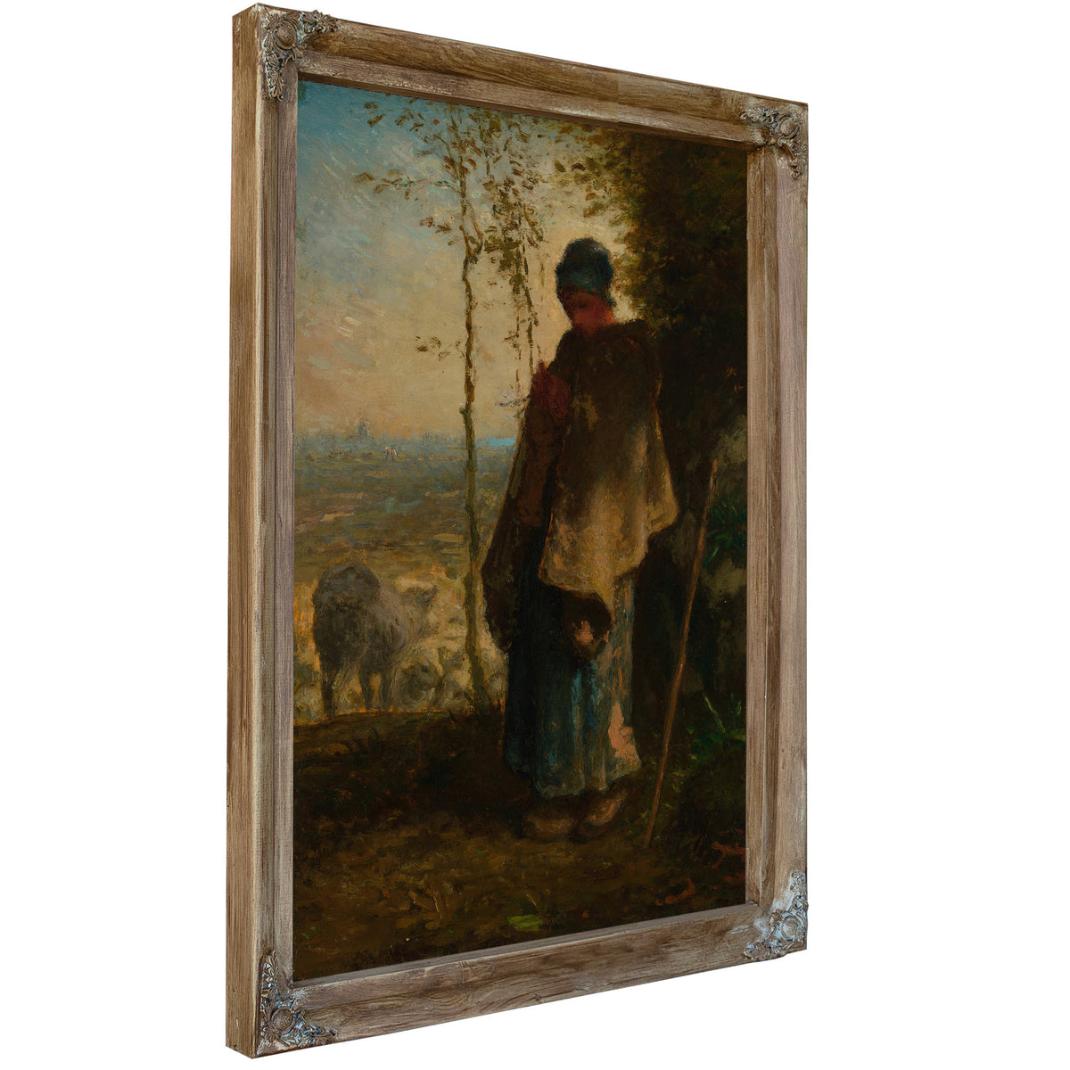 The Little Shepherdess 1868 72 By Jean Francois Millet