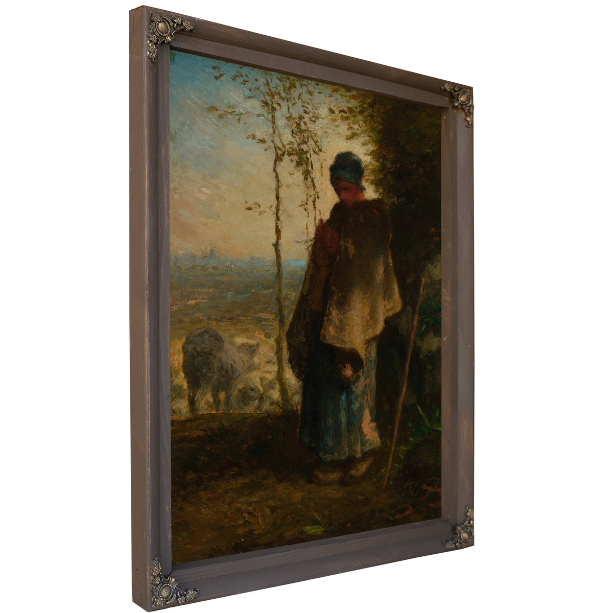 The Little Shepherdess 1868 72 By Jean Francois Millet