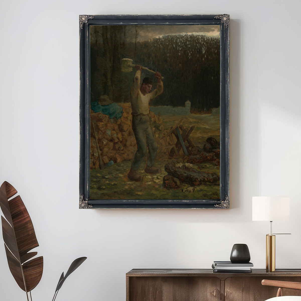 The Woodchopper 1858 66 By Jean Francois Millet