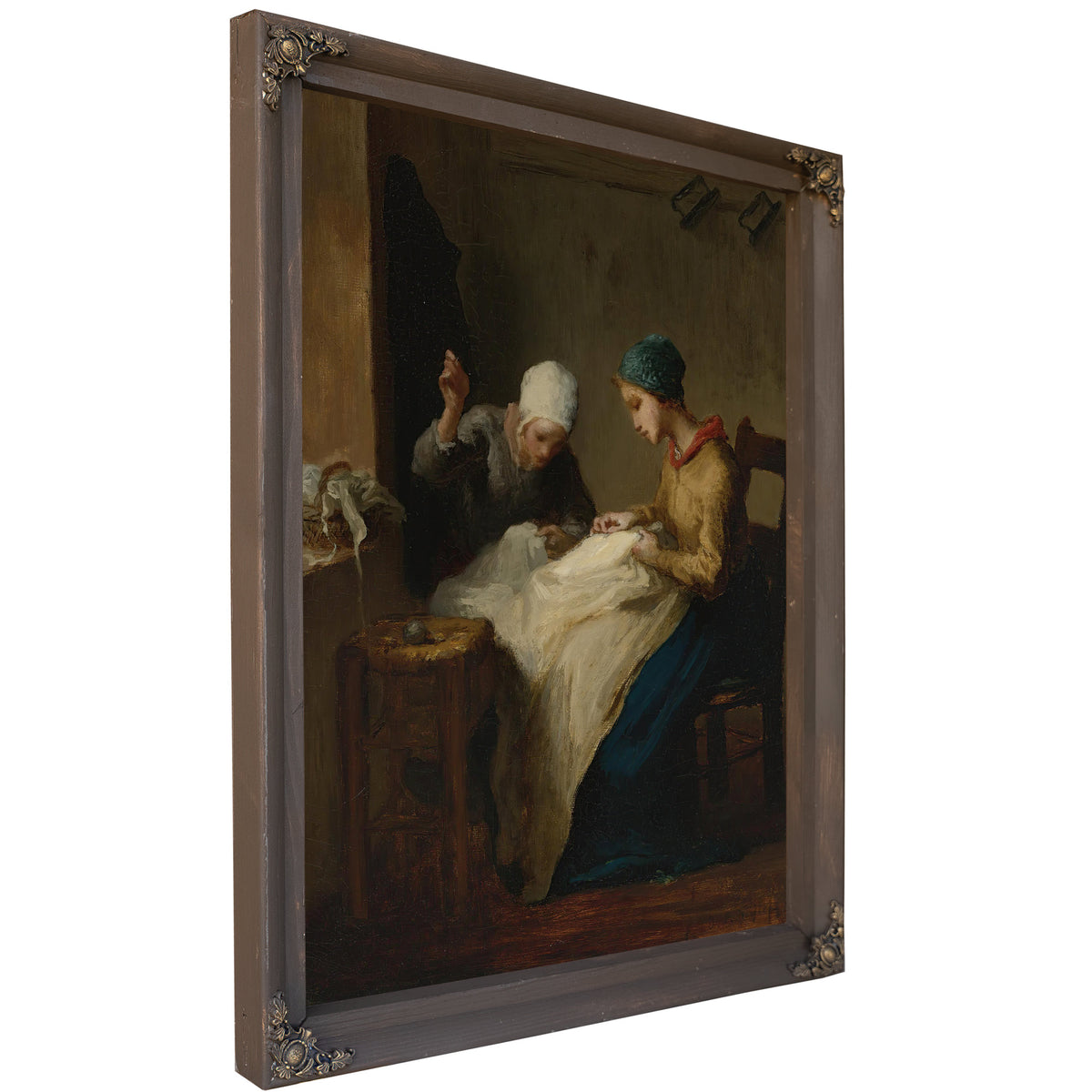 The Young Seamstresses By Jean Francois Millet