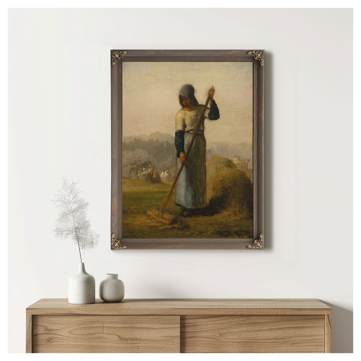 Woman a Rake 185657 By Jean Francois Millet