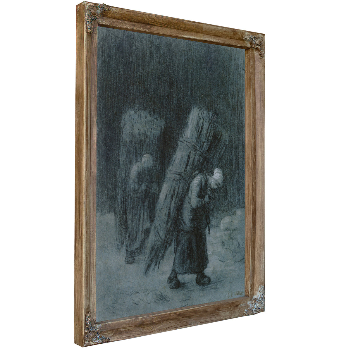 Women Carrying Faggots Ca 1858 By Jean Francois Millet