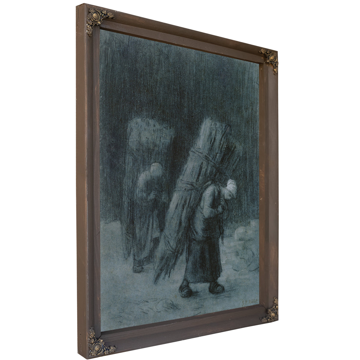 Women Carrying Faggots Ca 1858 By Jean Francois Millet