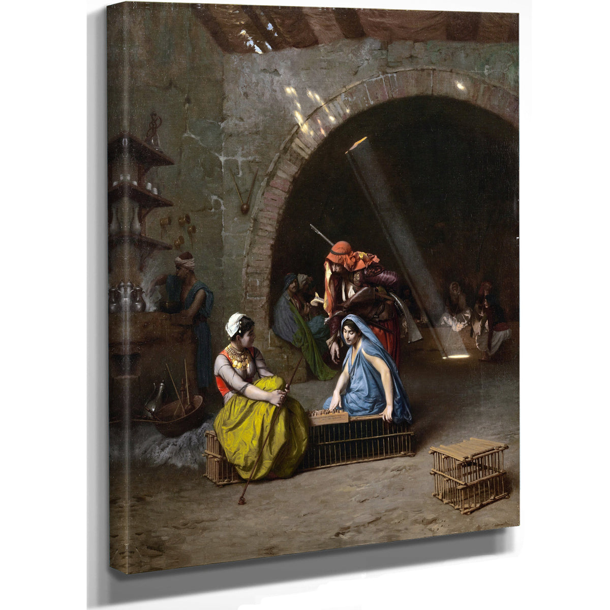 Almehs Playing Draughts By Jean Leon Gerome
