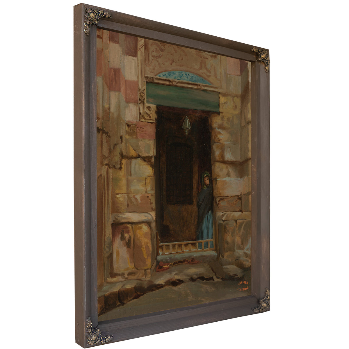 Arab Woman a Doorway 1870 By Jean Leon Gerome