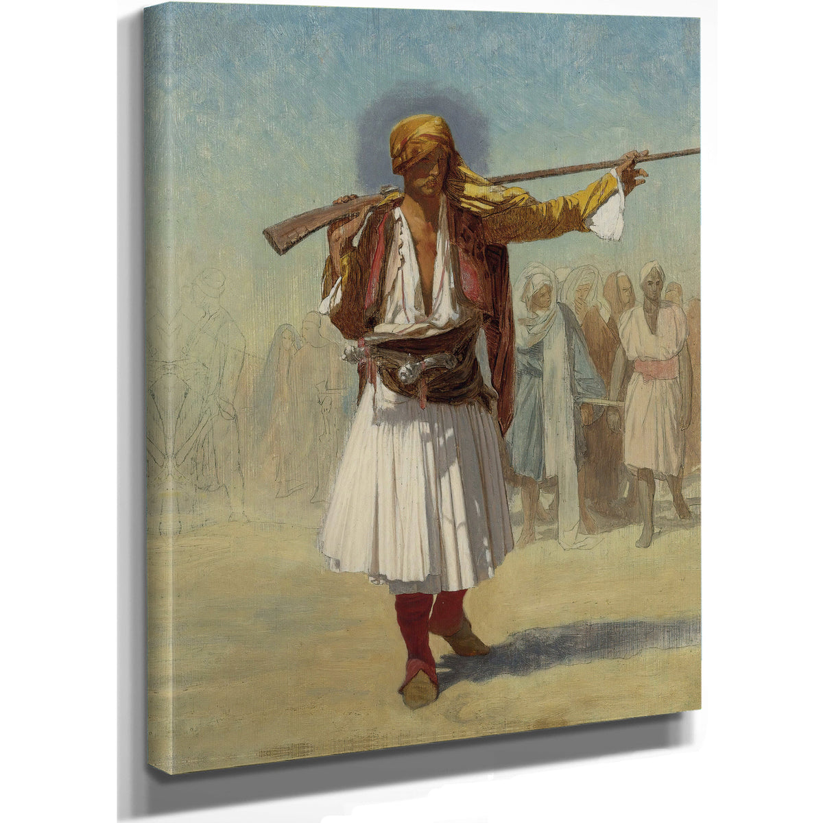 Arnaut Officer 1894 By Jean Leon Gerome
