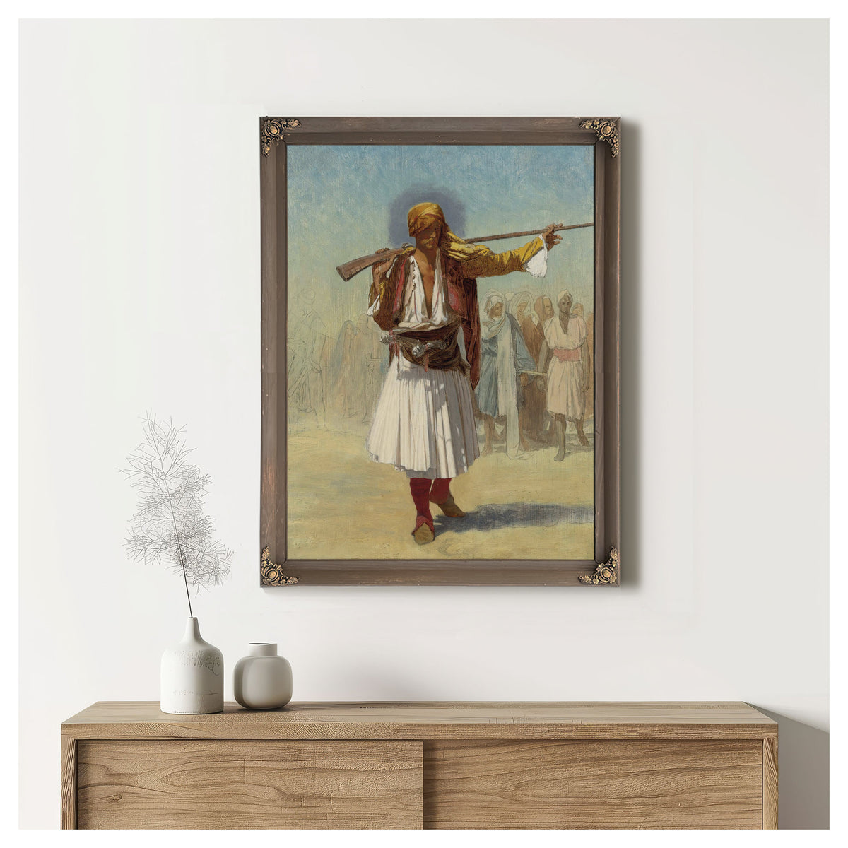 Arnaut Officer 1894 By Jean Leon Gerome