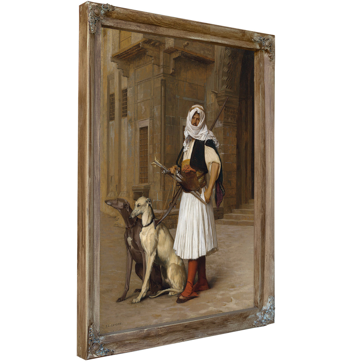 Arnaut Two Whippets 1867 By Jean Leon Gerome