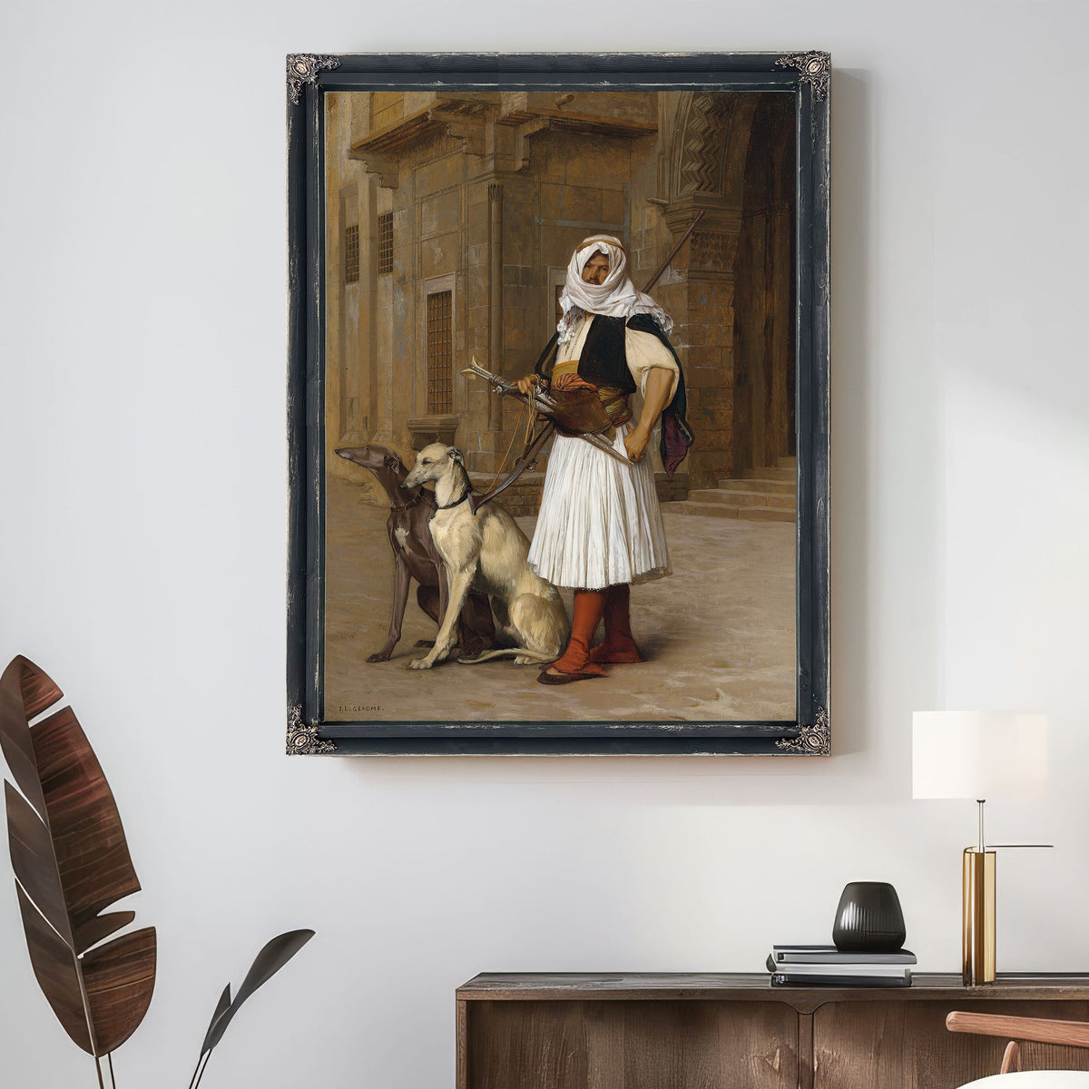 Arnaut Two Whippets 1867 By Jean Leon Gerome