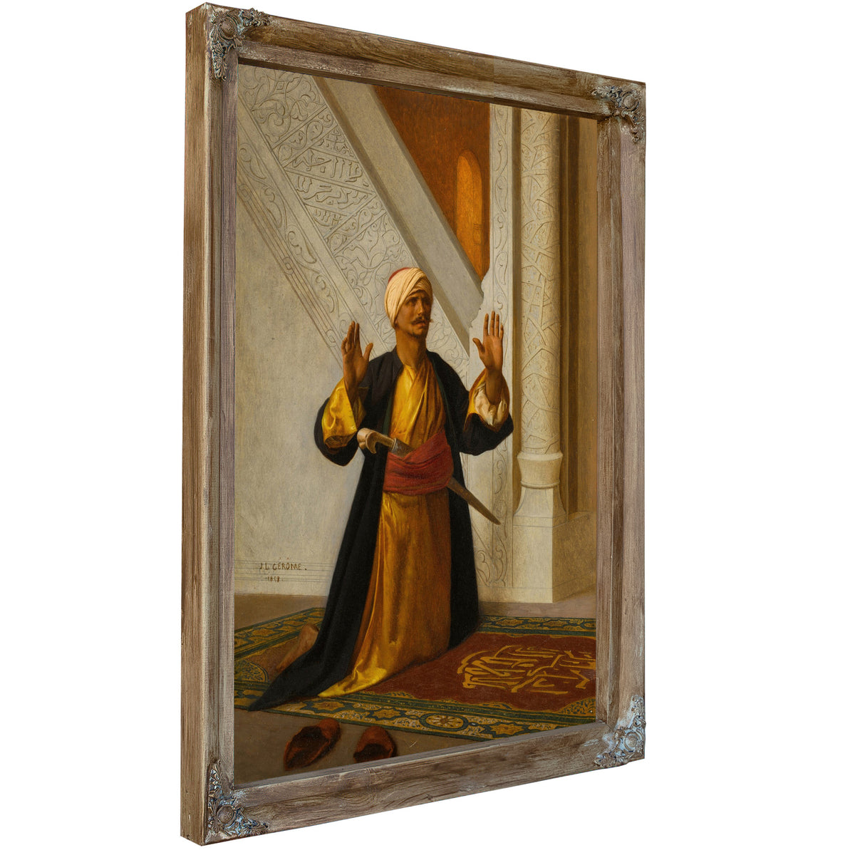 At Prayer 1858 By Jean Leon Gerome