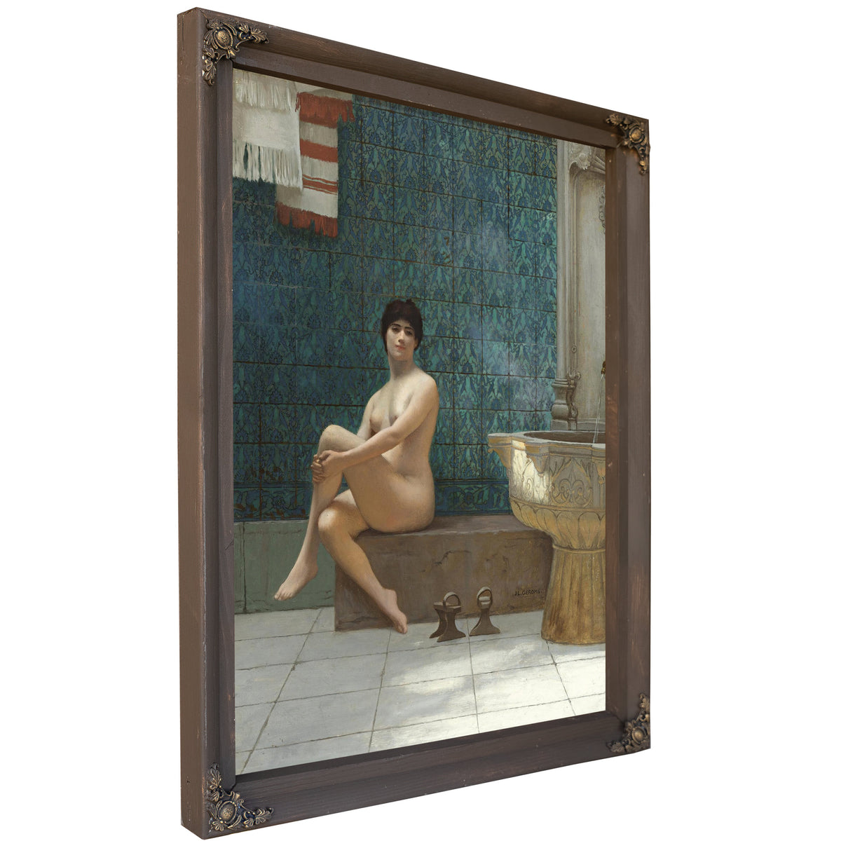 Baigneuse la Piscine de Brousse By Jean Leon Gerome