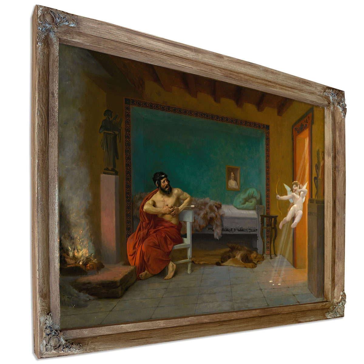 Cupid Runs Out Door By Jean Leon Gerome