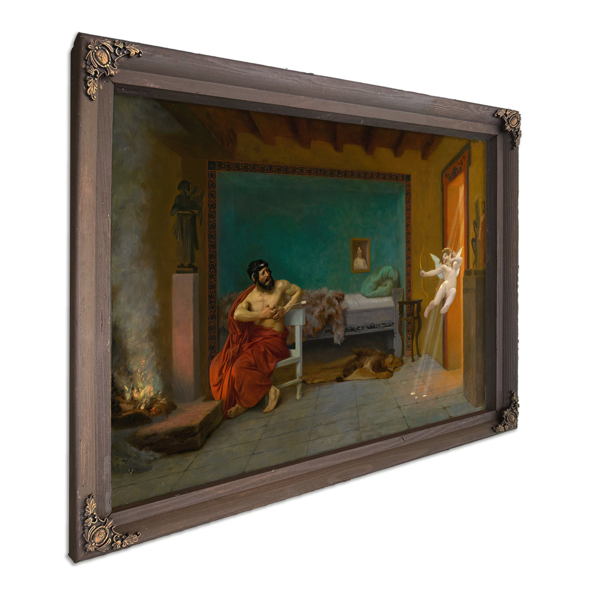 Cupid Runs Out Door By Jean Leon Gerome