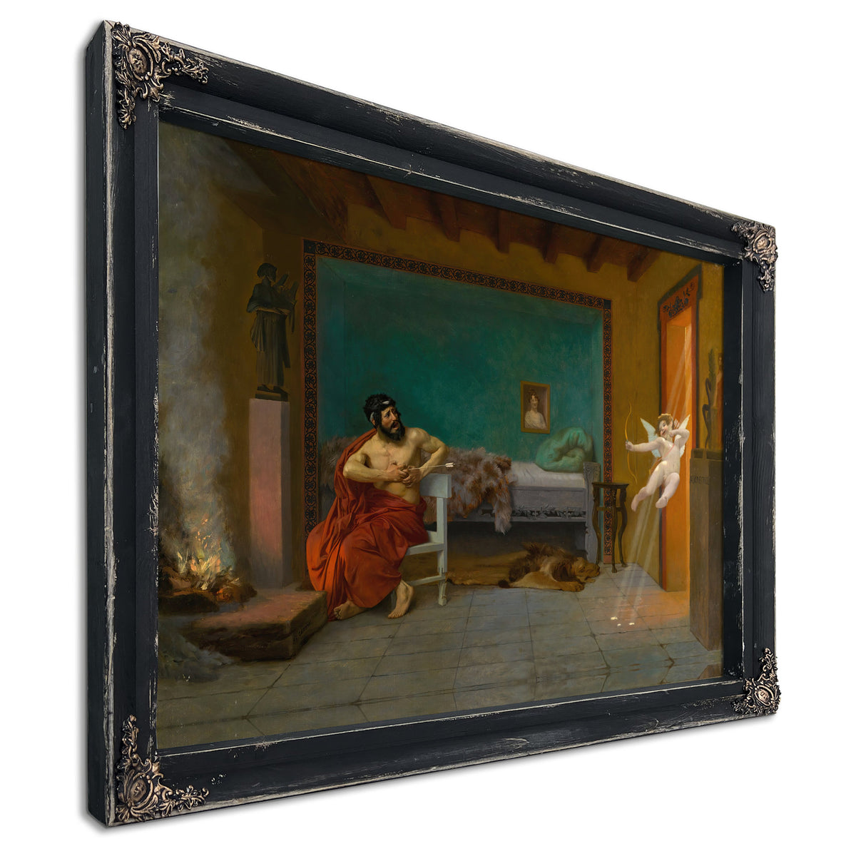 Cupid Runs Out Door By Jean Leon Gerome