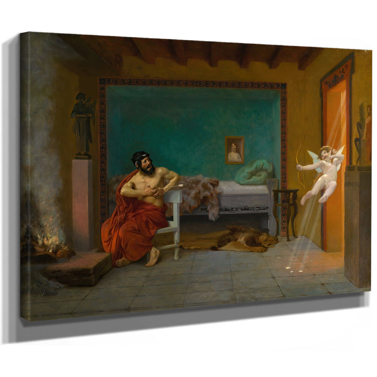 Cupid Runs Out Door By Jean Leon Gerome