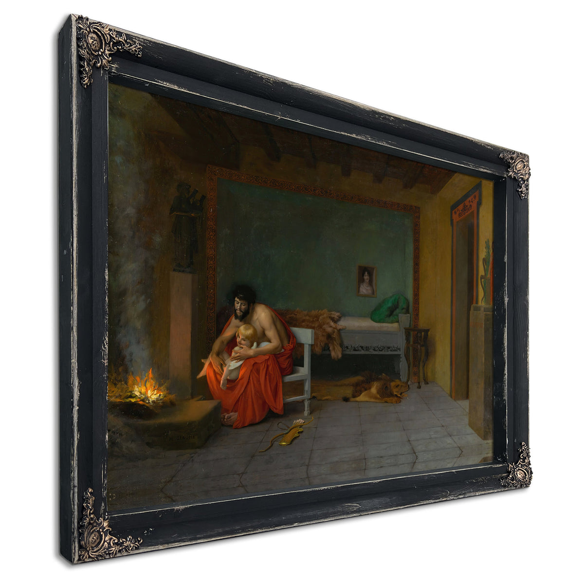 Cupids Shivering Limbs Embers Warm By Jean Leon Gerome