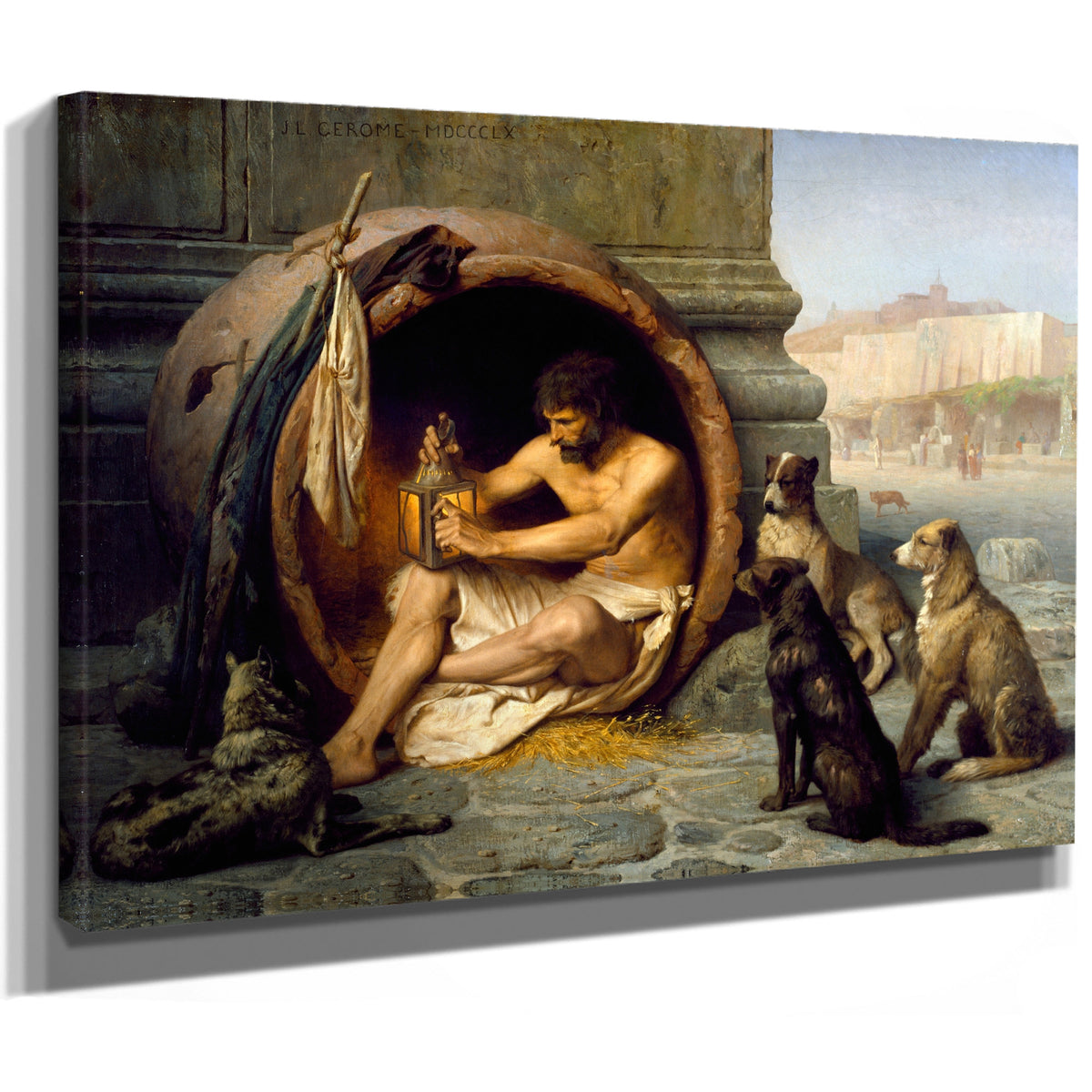 Diogenes 1860 By Jean Leon Gerome