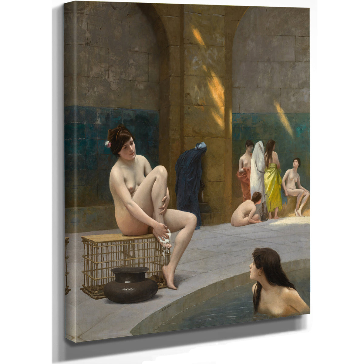 Femmes Au Bain By Jean Leon Gerome
