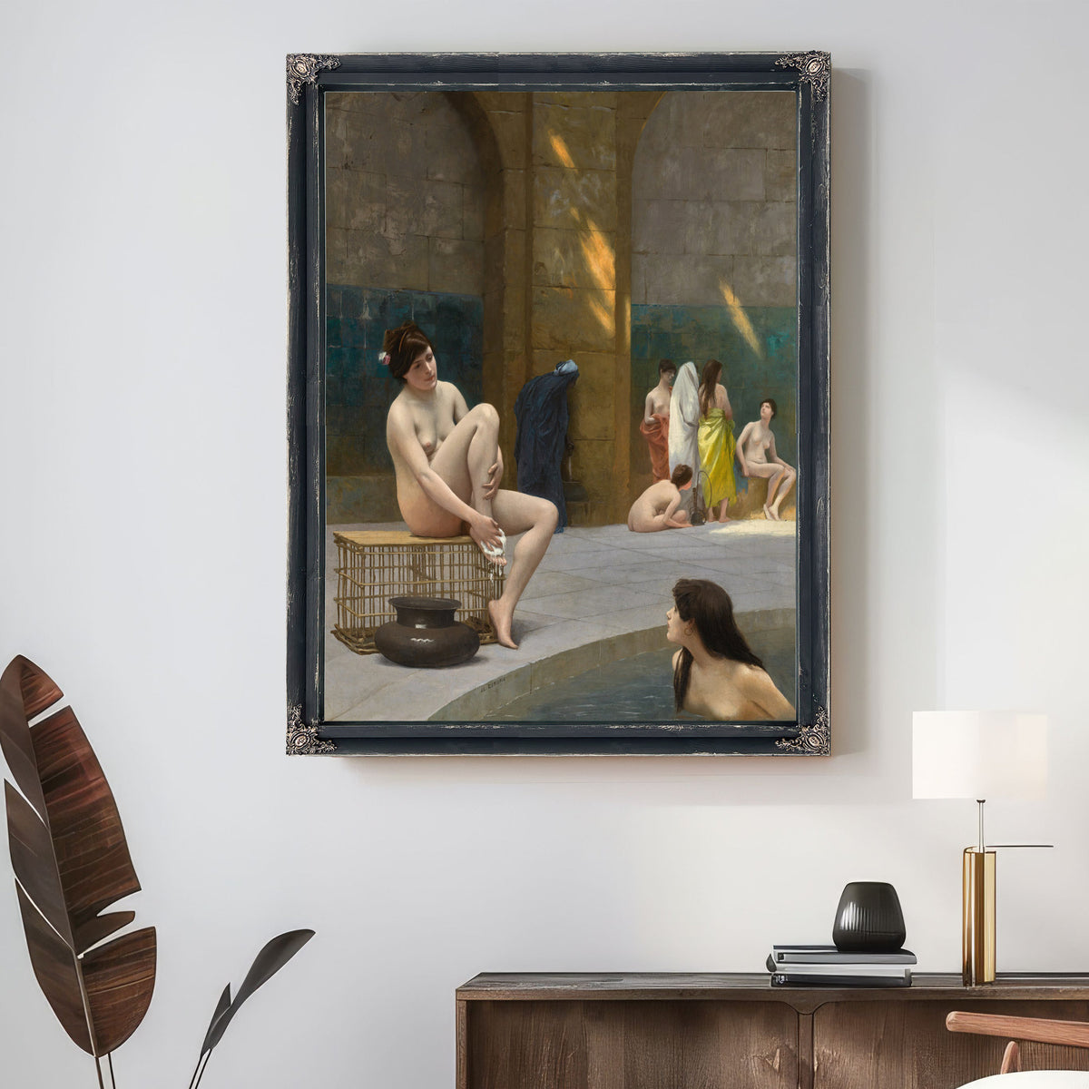 Femmes Au Bain By Jean Leon Gerome