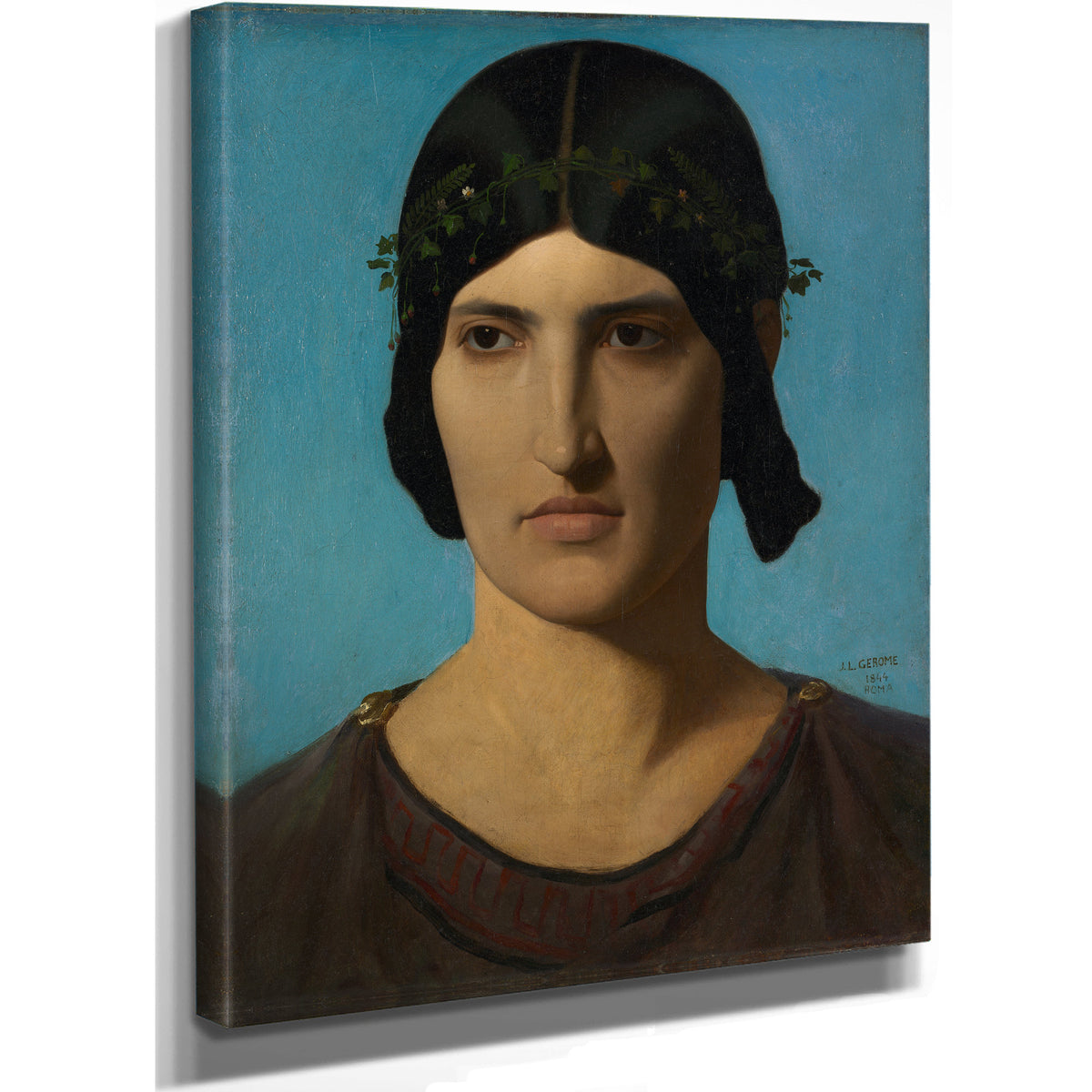 Head an Italian Woman 1847 1860 By Jean Leon Gerome