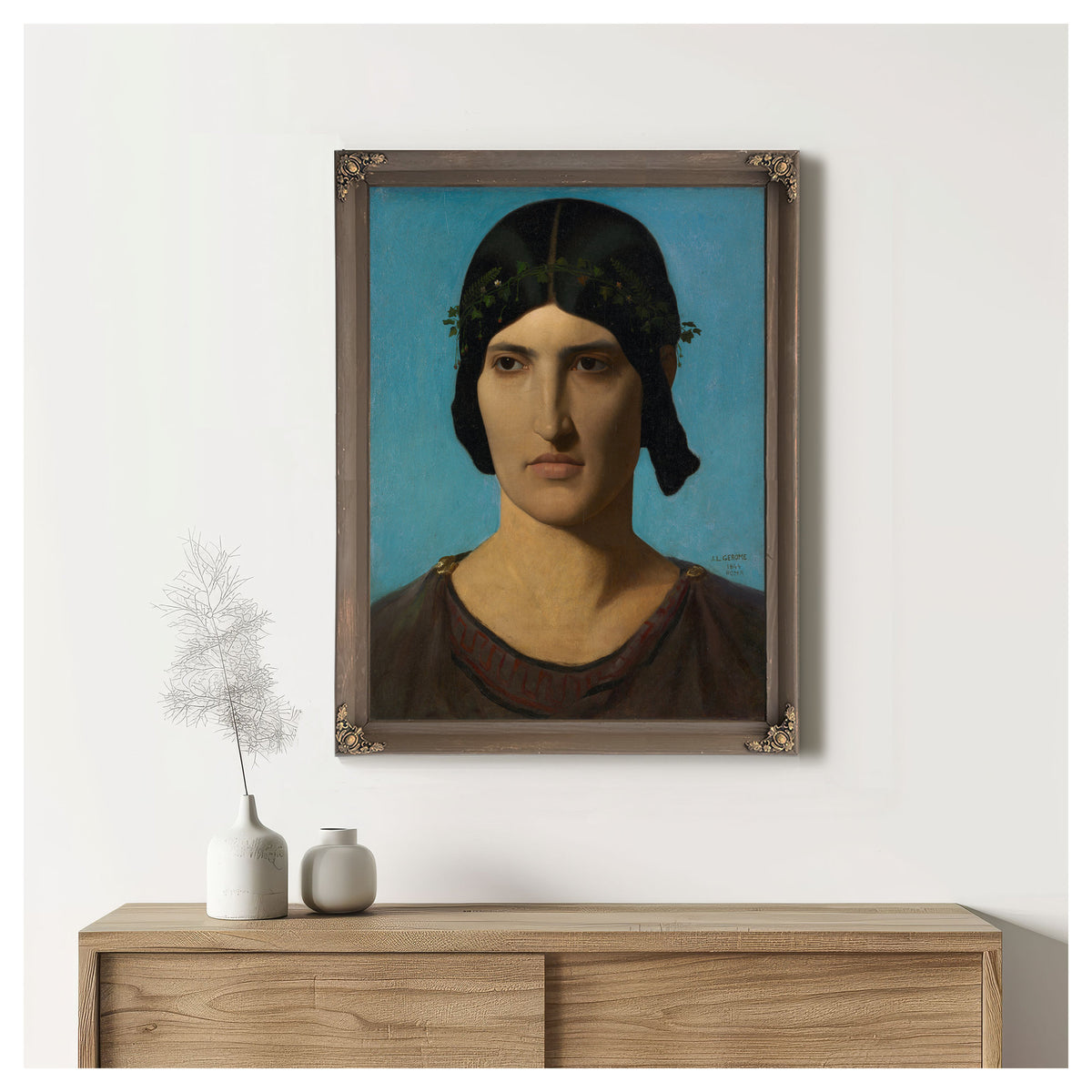 Head an Italian Woman 1847 1860 By Jean Leon Gerome