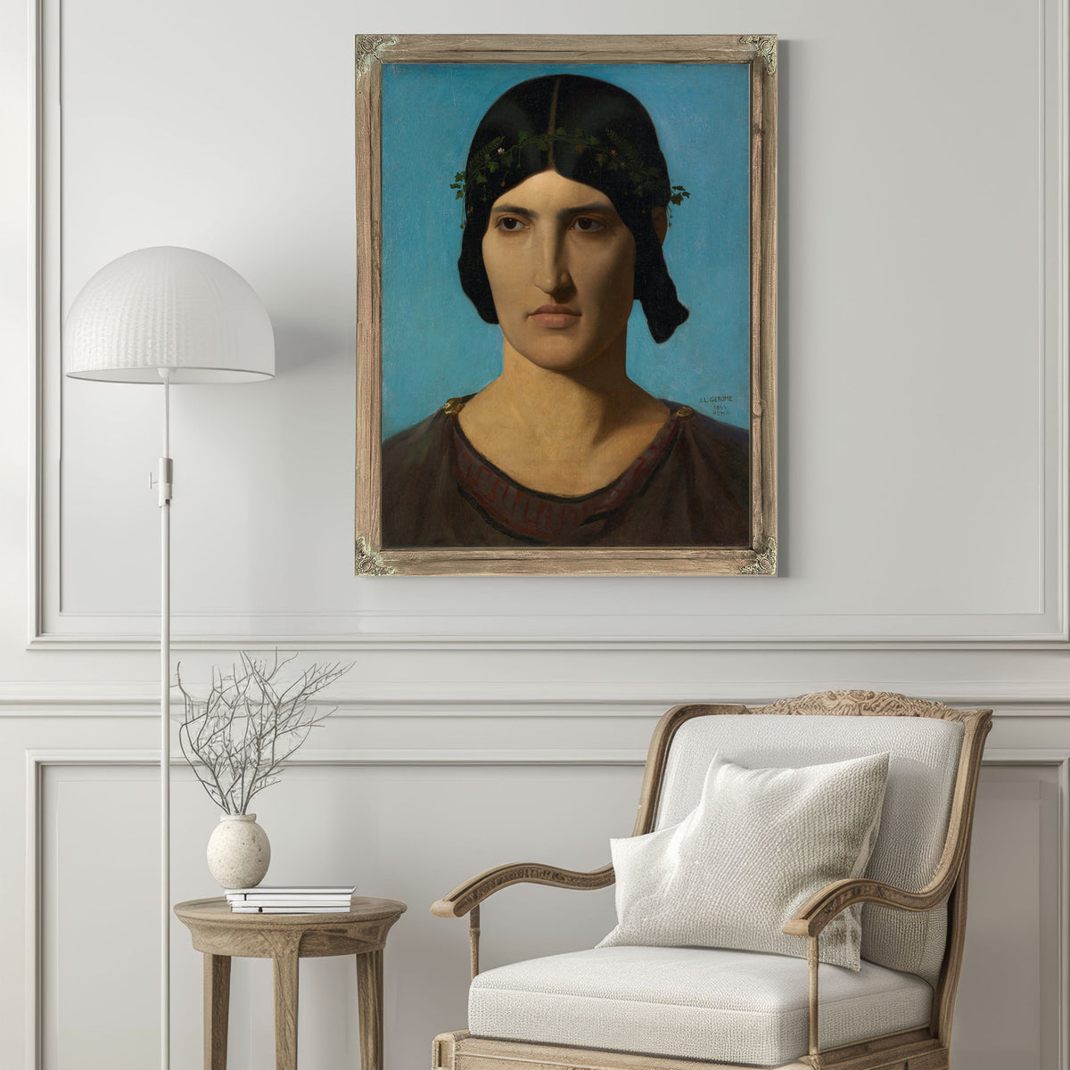 Head an Italian Woman 1847 1860 By Jean Leon Gerome