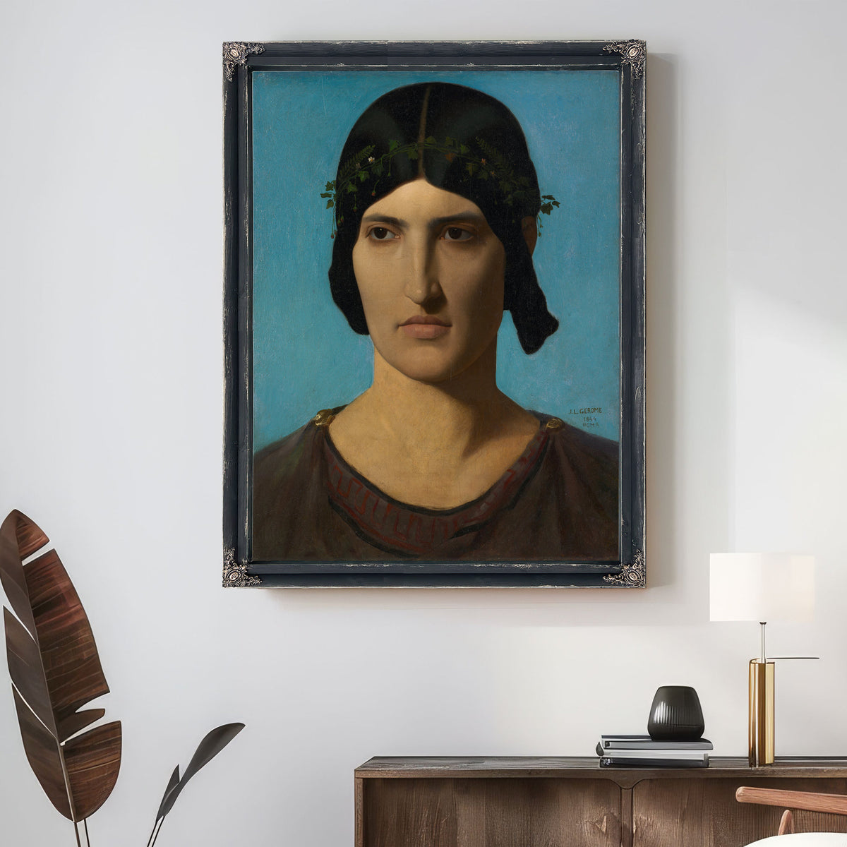 Head an Italian Woman 1847 1860 By Jean Leon Gerome