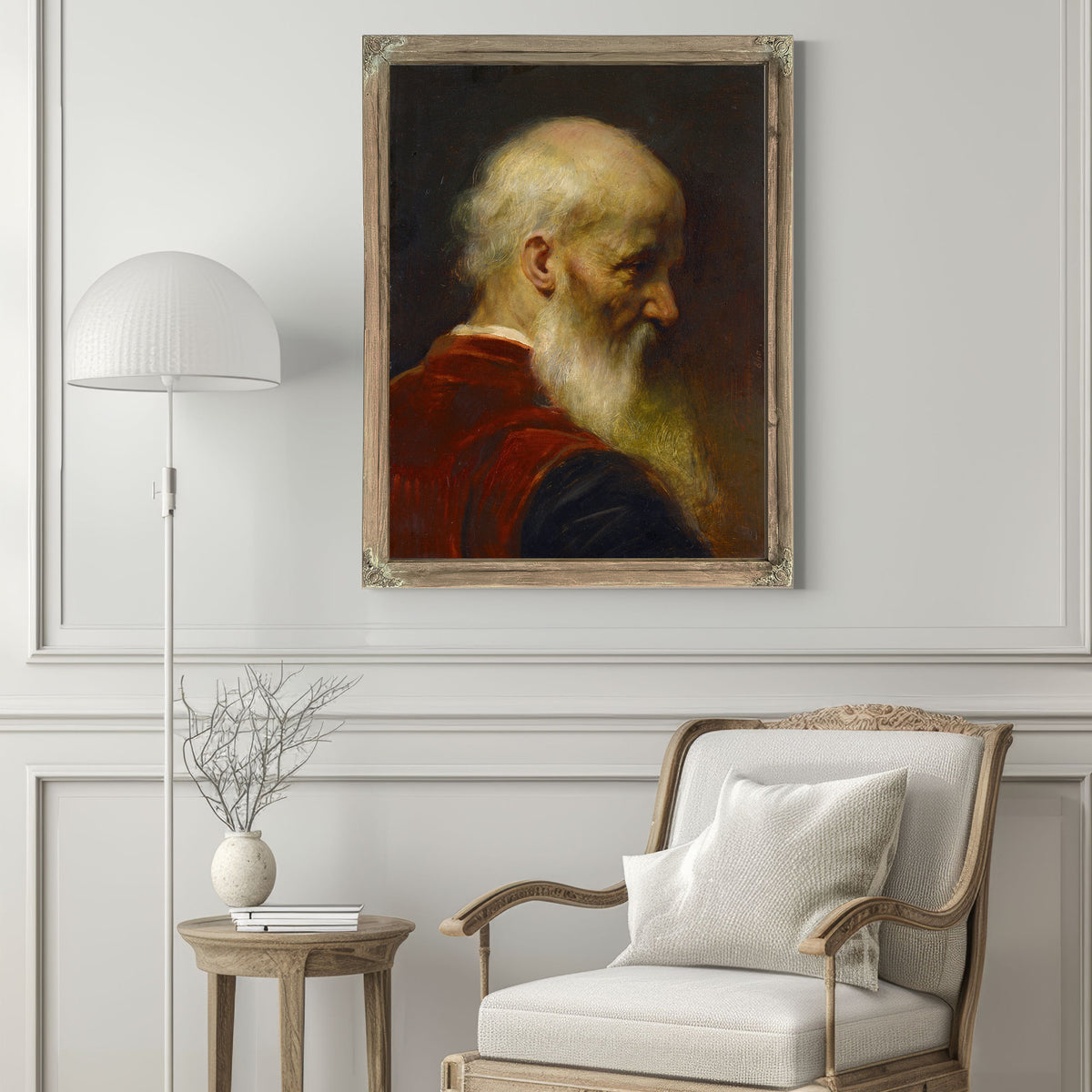 Head an Old Man 1886 By Jean Leon Gerome