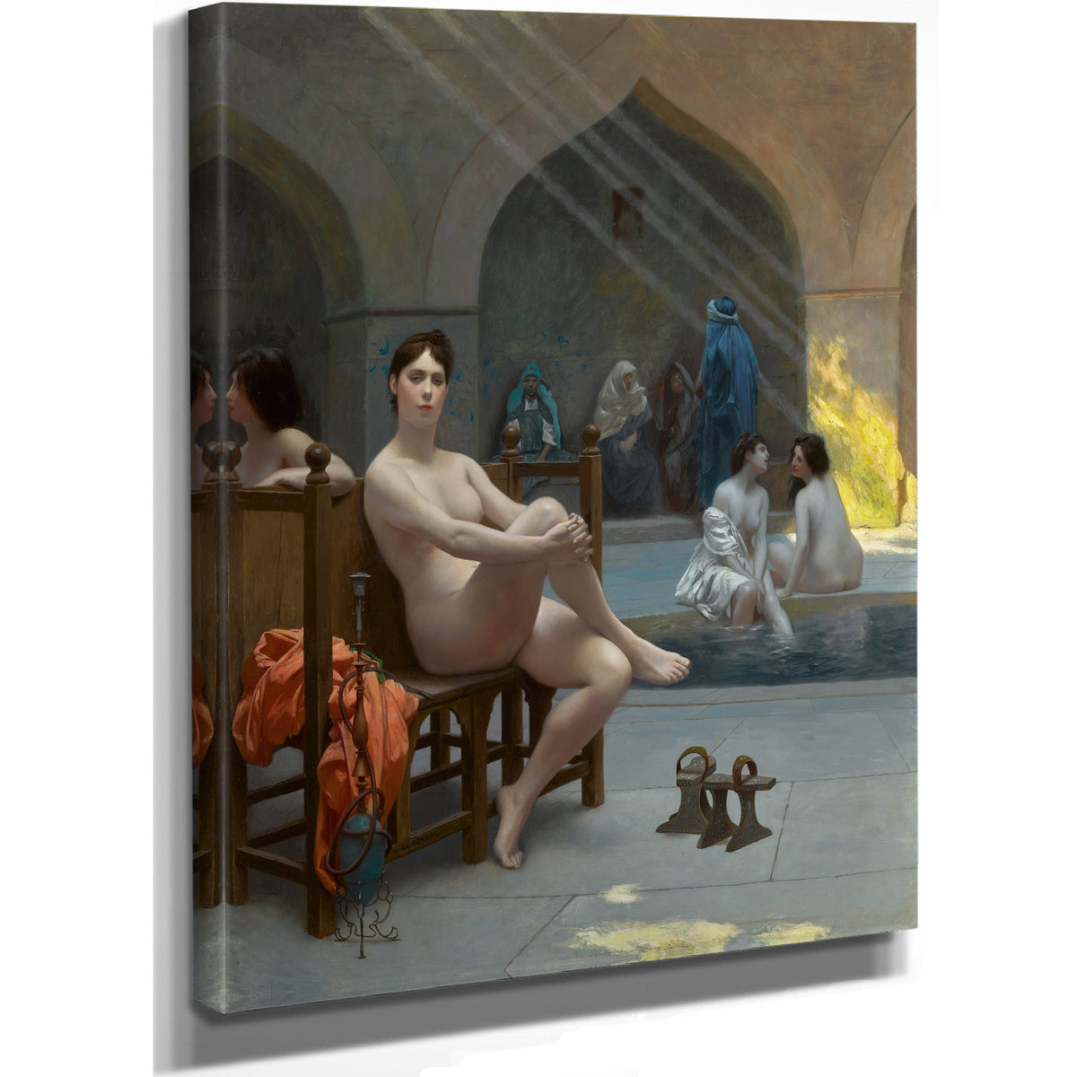 Le Bain Des Femmes By Jean Leon Gerome