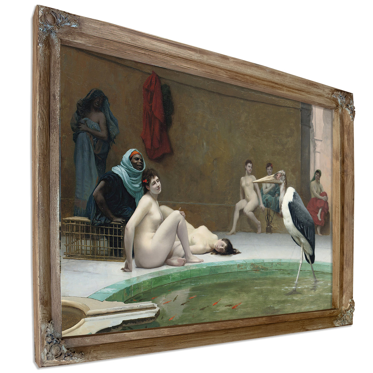 Le Marabout the Harem Bath By Jean Leon Gerome