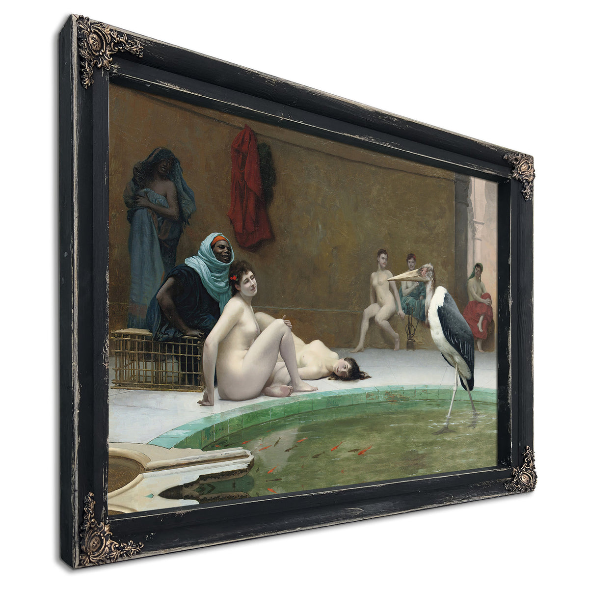 Le Marabout the Harem Bath By Jean Leon Gerome