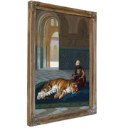 Le Tigre et le Gardien By Jean Leon Gerome