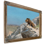 Lion the Watch C 1885 By Jean Leon Gerome