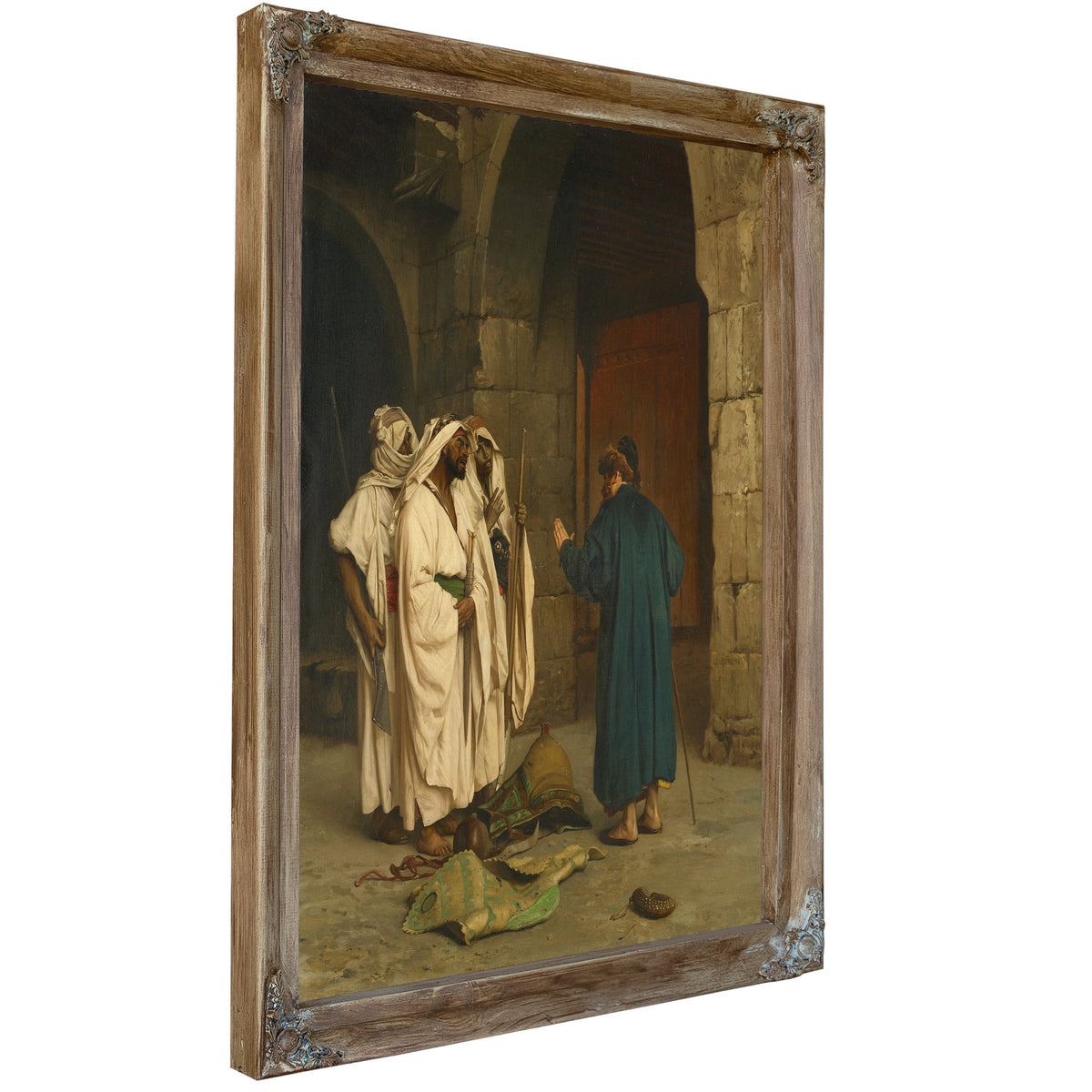 Old Jew Three Arabs By Jean Leon Gerome