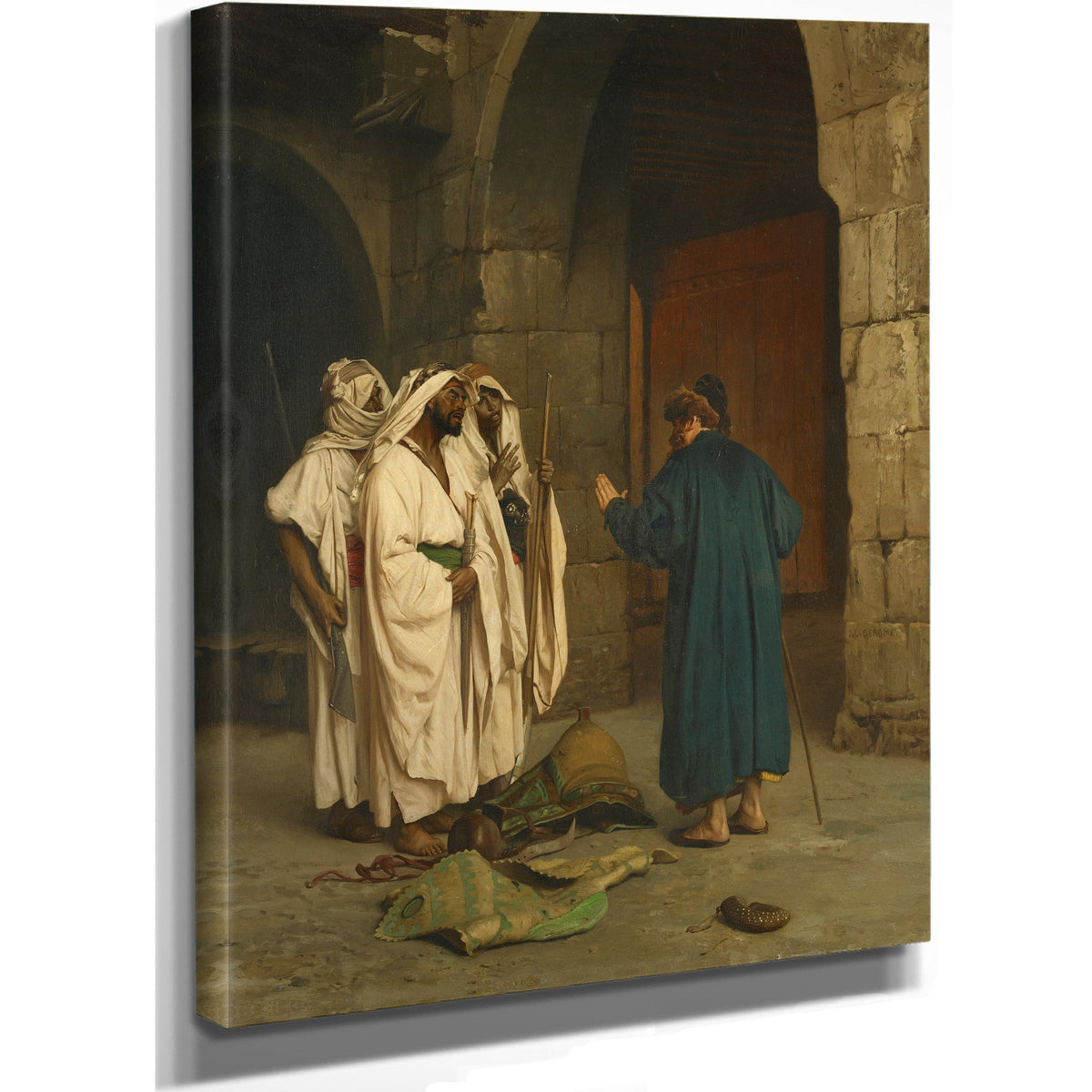 Old Jew Three Arabs By Jean Leon Gerome