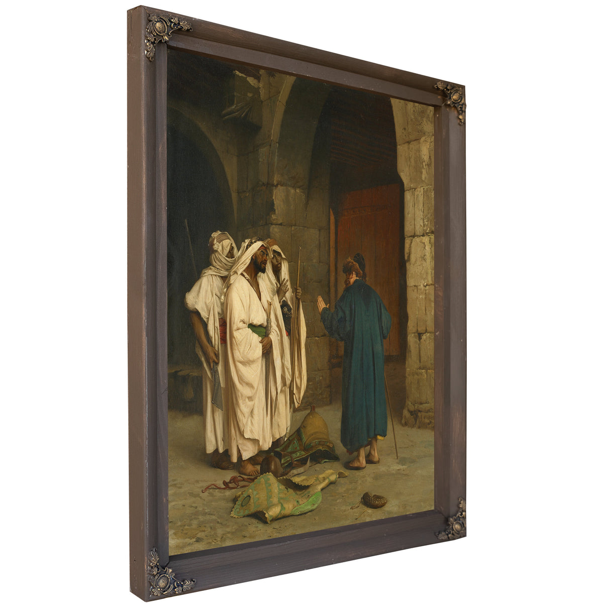 Old Jew Three Arabs By Jean Leon Gerome