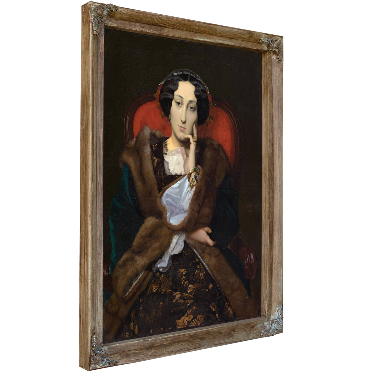 Portrait a Woman 1851 By Jean Leon Gerome