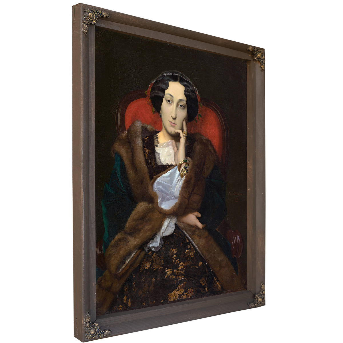 Portrait a Woman 1851 By Jean Leon Gerome
