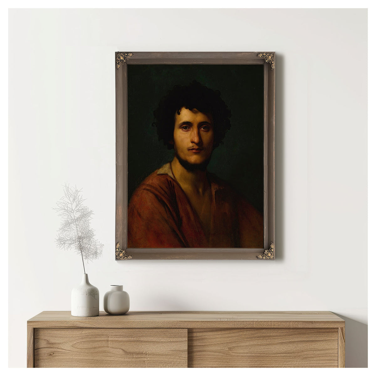 Portrait Study Giacomo Orlandi Di By Jean Leon Gerome