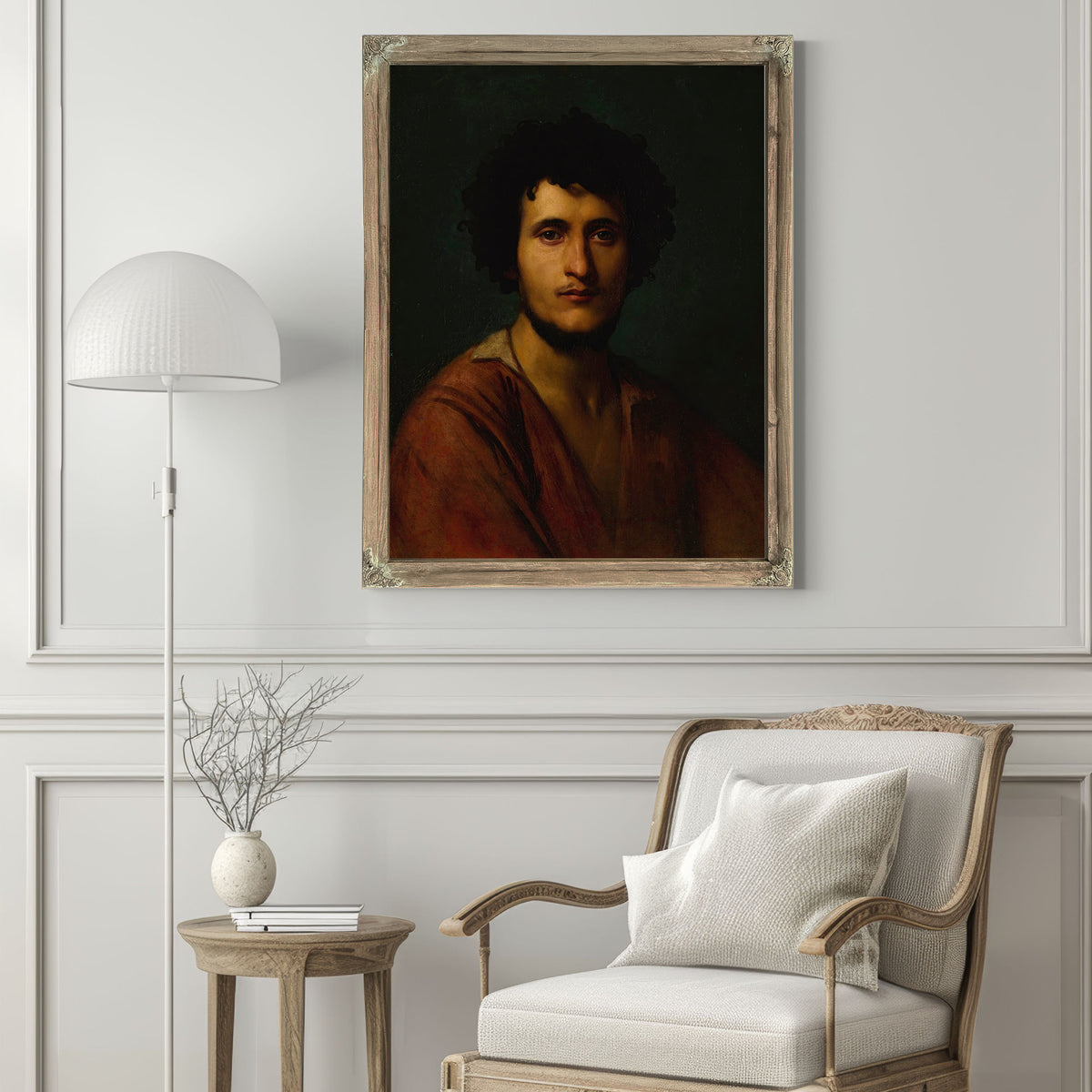 Portrait Study Giacomo Orlandi Di By Jean Leon Gerome