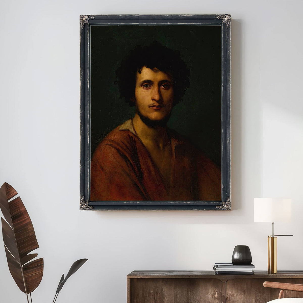 Portrait Study Giacomo Orlandi Di By Jean Leon Gerome